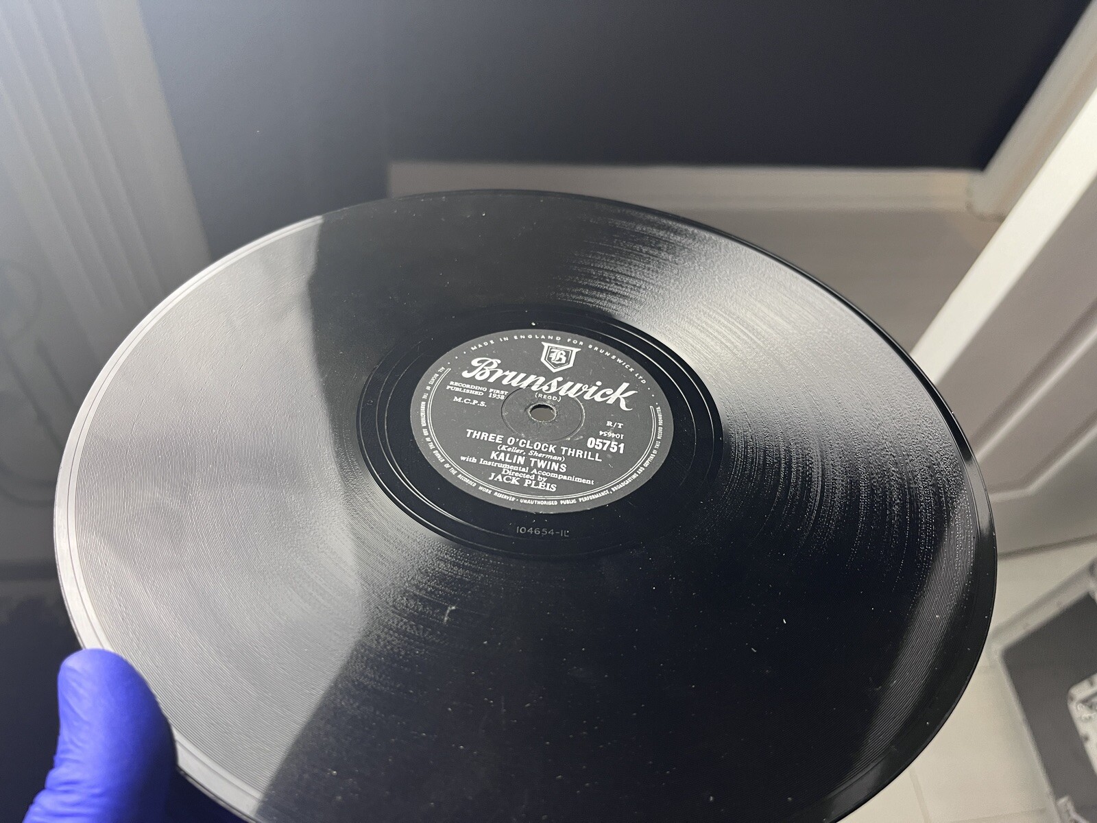 Kalin Twins When / Three O Clock Thrill 78 Shellac Record (E)