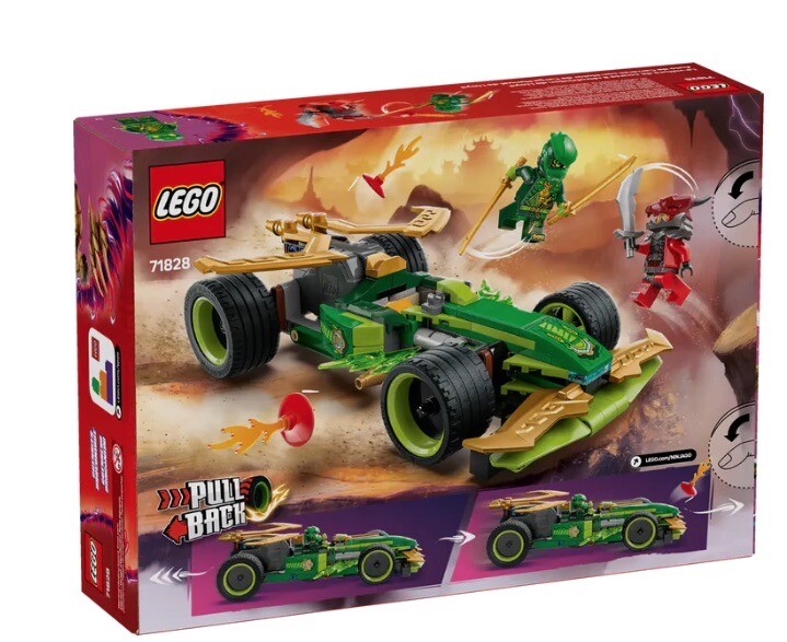 hiro LEGO 71828 Lloyd's Pull-Back Race Car - NINJAGO - New Sealed - AU