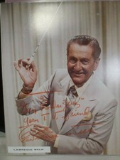 LAWRENCE WELK  Hand Signed  8 X  10  