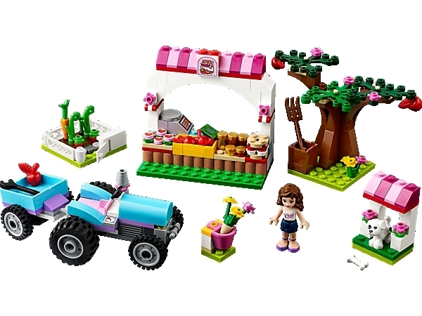 Lego Friends 41026 SUNSHINE HARVEST Olivia Puppy Tractor Minifigs