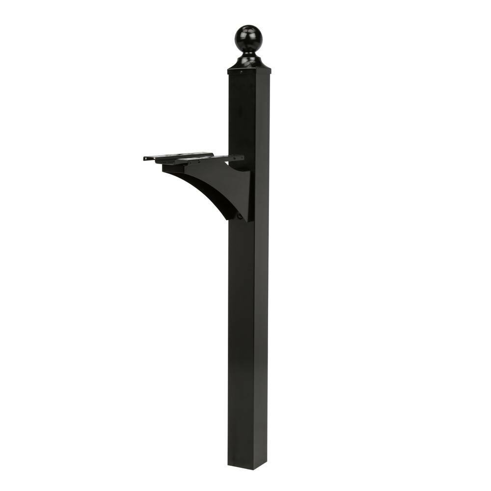 Landover Directly It is very popular managed store Aluminum Crossarm Mailbox Black Post