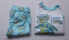 Star Wars Toddler's Baby Yoda Snack Time Pajama Set WR4 Multicolor Size 3T NWT