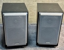 Two JVC Shelf Speakers 2-way - model SP-UXS77B 20W.. Awesome Sound In Mint Cond 