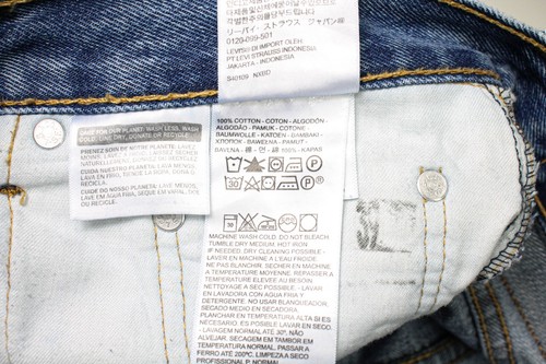 LEVI'S 550 Jeans Men's W33/L30 Tapered Light Blue Denim Zip Fly Pockets - Picture 7 of 13