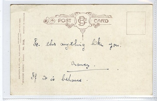 (Gc7127) cómic de tenis, CLEETHORPES, Lincolnshire c1910 Bamforth - Imagen 4 de 4