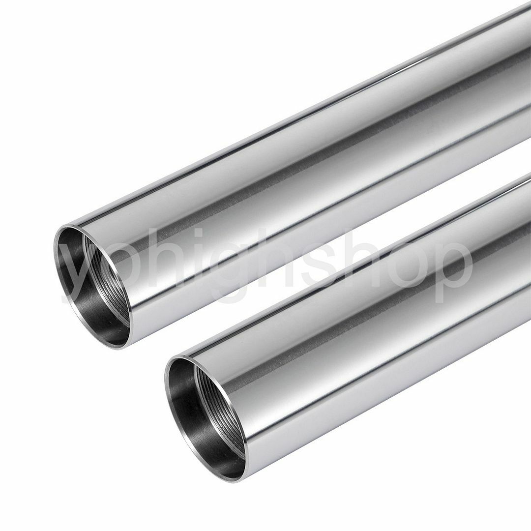 Front Suspension Fork Tubes Inner Pipes For Kawasaki ZX500 ZZR500