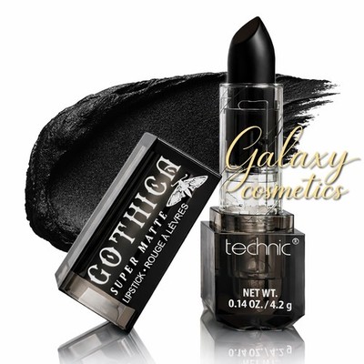 Technic Gothica super mattschwarzer Lippenstift - kräftig - langlebig