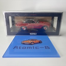 Norev 1/18 Scale Mercedes-Benz 350SL Red Diecast Car Model Toy Gift NIB