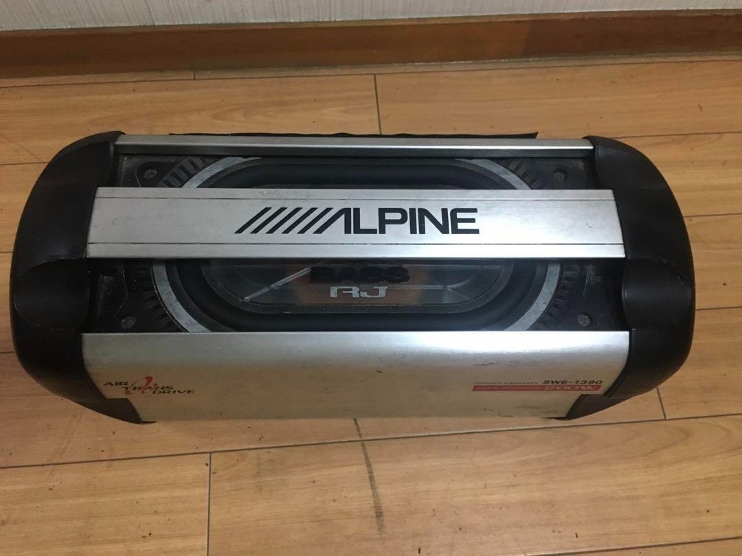 ALPINE アルパイン SWE-1390 サブ ウーファー 200W 取扱説明書ダウンロード｜ALPINE Japan