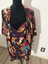 Floral Robe And Gown Set Size m