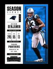 2017 Panini Contenders Season Ticket #5 Kelvin Benjamin Carolina Panthers QTY