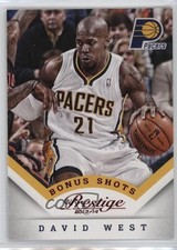 2013-14 Panini Prestige Red Bonus Shots David West #53 06v0