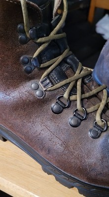 Scarpa BX 86823 Brown Leather Boot Sz 46 Italy Made | eBay
