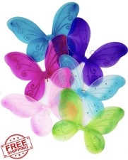 Fairy Wings Butterfly Wings Kids Costume Set of 6 Large Tinkerbell Alas
