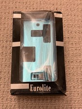 Eurolite XSSS2SOB Satin Stainless Steel 2 Gang 13A Switched Double Socket