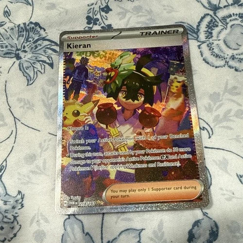 Kieran 218/167 Sv06 Twilight Masquerade Holo Card Super Clean🌟💎🌟