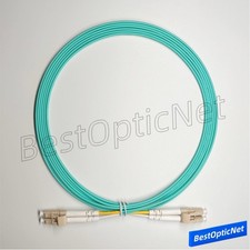 0.5-100m LC/UPC to LC/UPC Duplex OM4 Fiber Optical Patch Cord Cable LC to LC lot