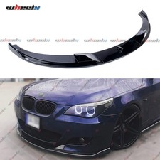 Gloss Black Front Splitter Spoiler Lip For For BMW 5 Series E60 E61 M5 2004-2010
