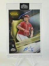 2026 Topps Chrome Black Ogasawara RC Lot Auto /50 & Red Refractor /5 SSP