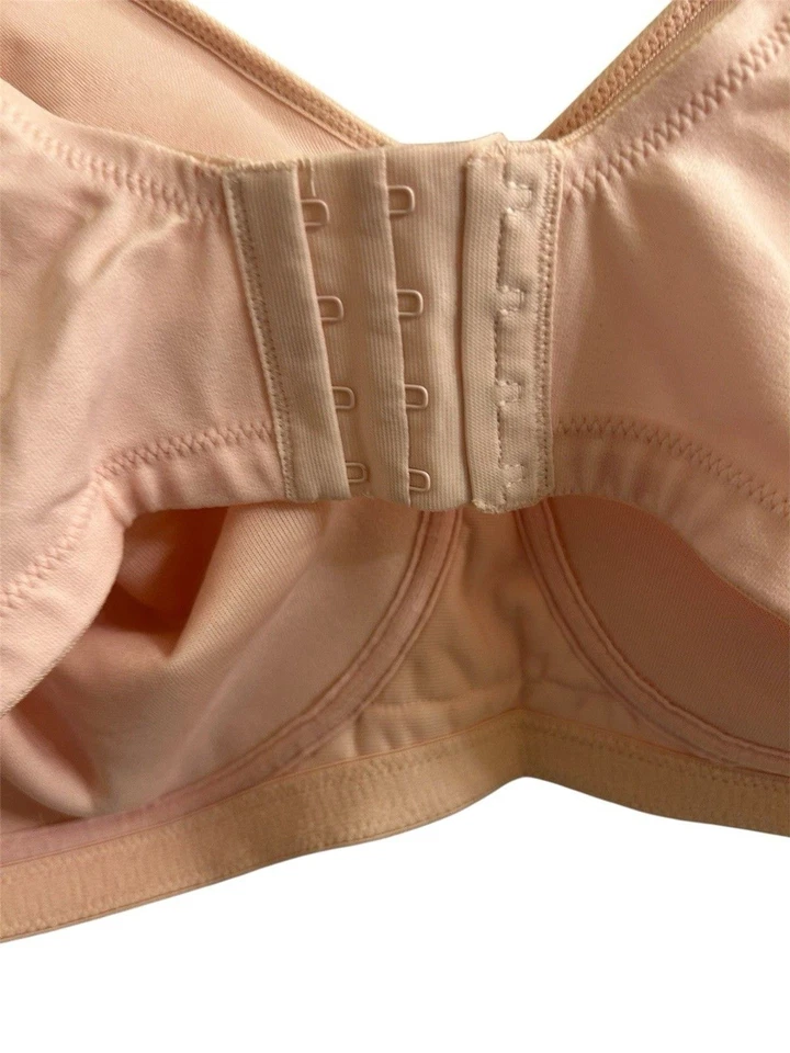 Sutiã Avenue Body sem fio copo macio bordado rosa detalhes 40DD - Imagem 4 de 4