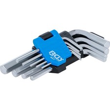 BGS 807 Winkelschl&uuml;ssel-Satz kurz Innensechskant 1,5-10mm 9-tlg. im Klapphalter