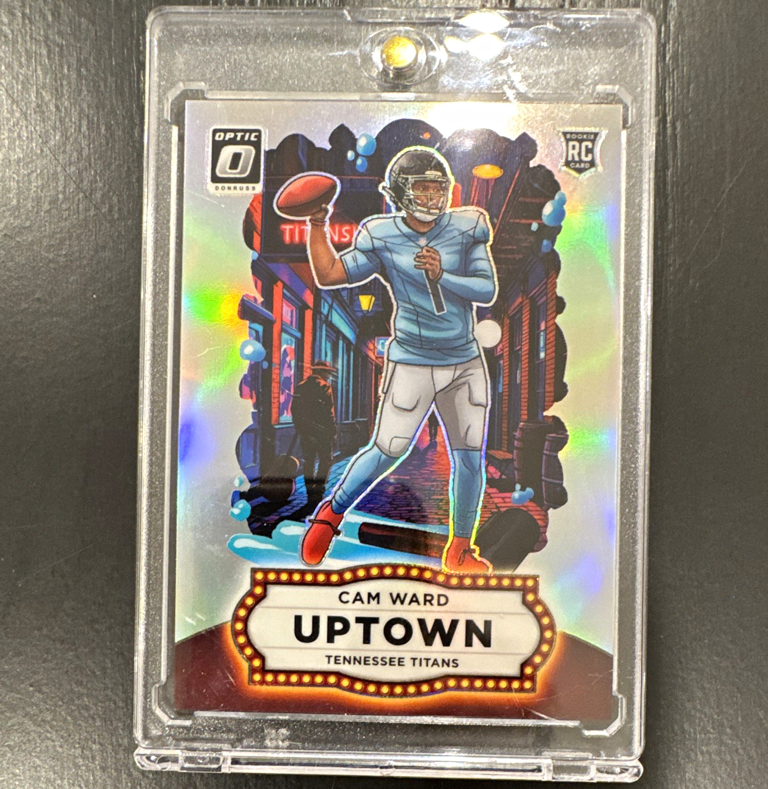 Panini 2025 Donruss Optic Football Cam Ward Uptown Prizm Rookie RC No. 6