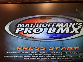 Mat Hoffman's Pro BMX (Dreamcast 2001) CIB Complete w Manual & Registration Card