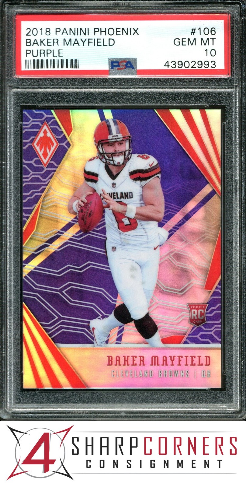 Baker Mayfield Panini Phoenix #106 Purple