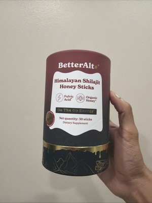 Better ALT Himalayan SHILAJIT honey Sticks Infused With Cinnamon
