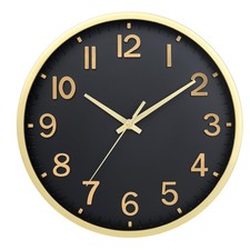 Wall Clocks Battery Operated 12 inch Modern Wall Clock,Silent Non Ticking Wal...