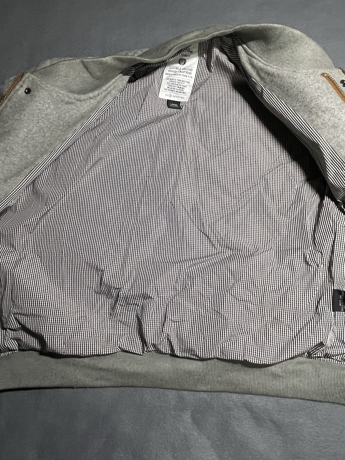 Local Workers Under Two Flags quilted jacket with… - image 5