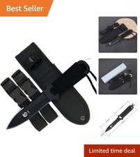 Ambidextrous Scuba Diving Knife with Durable Leg Straps - Ideal for Adventure