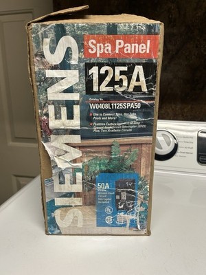 Siemens Installed 125A GFCI Circuit Breaker Plus 2-1'' Spaces/4 Circuits Max SPA