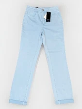 French Dressing Jeans FDJ, Suzanne Straight Leg, Sky Blue, New With Tags, $129