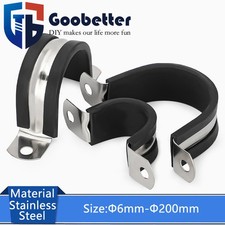 6-200mm Saddle Clip Bridge Clamp Brackets Pipe Fixing Clips 304 Stainless Steel