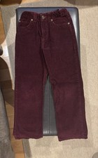 Burgundy Corduroy Pants With Adjustable Waist Carter  s Size 8