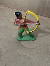 3  Barclay Indian Brave W/ Bow  Arrow Lead Soldier
