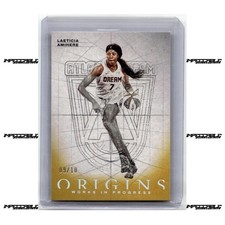 2023 Panini Origins WNBA - Gold #12 Laeticia Amihere 9/10 Works in Progress