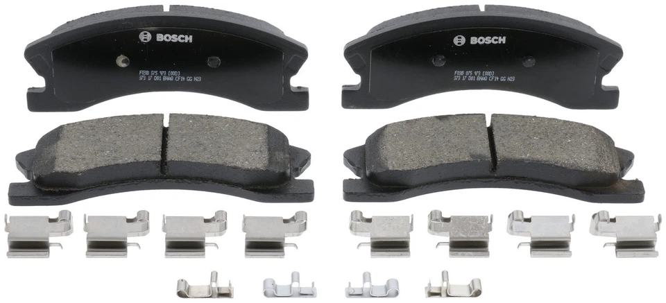 Kit de pastillas de freno y rotor de cerámica Bosch QuietCast para Jeep Grand Cherokee 99-04 Foto 2 de 4