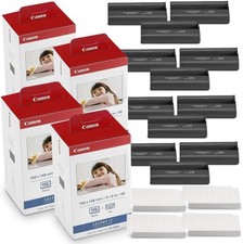 Canon KP-108IN Ink Paper Set, 432 Sheets, 12 Cartridges, Fibertique Cloth