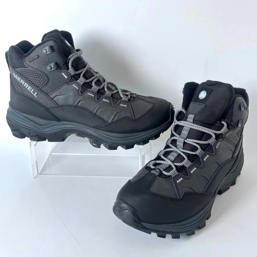 Merrell Thermo Chill Mid Waterproof Winter Black Hiking boots Men Size 11