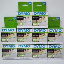 Etiquetas de carpeta de archivos Dymo 9/16 pulgadas x 3-7/16 pulgadas (20 rollos, 2600 etiquetas en total)