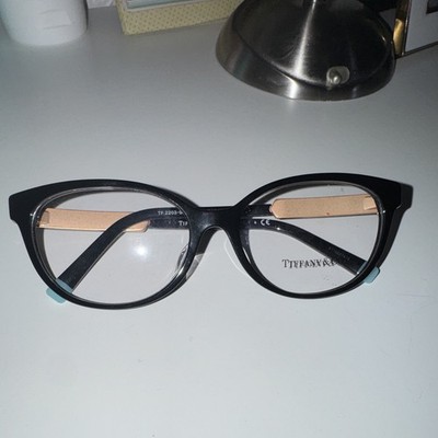 Tiffany & Co. TF 2203-B Black Cat Eye Eyeglass Frames 54-16 140