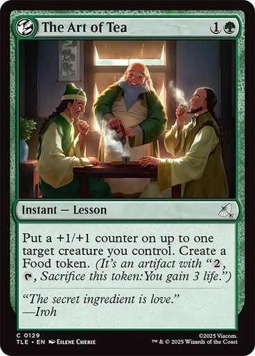 NM The Art of Tea, MTG, Avatar: The Last Airbender, Magic th