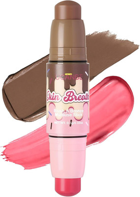 Skin Breath Blush & Bronzer Multiuse Stick, 2-in-Cremy Face Cheeks Contour Mak