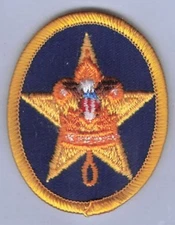 Patch Vintage c1980 Staf Rank Boy Scouts of America BSA Scouting Badge 2x2.5"
