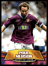 Paul Merson 2001-02 Topps Premier Gold 2002 #AV6 Aston Villa Soccer READ