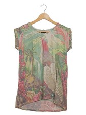 Gsus Sindustries Damen T-Shirt Papagei Tropical Print Gr. XS