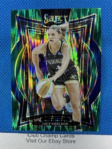 2025 Panini Select WNBA Basketball Green Flash Jacy Sheldon #73