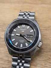 SKX NH36 Dual Time MOD Watch - OEM Dial And Namoki Parts